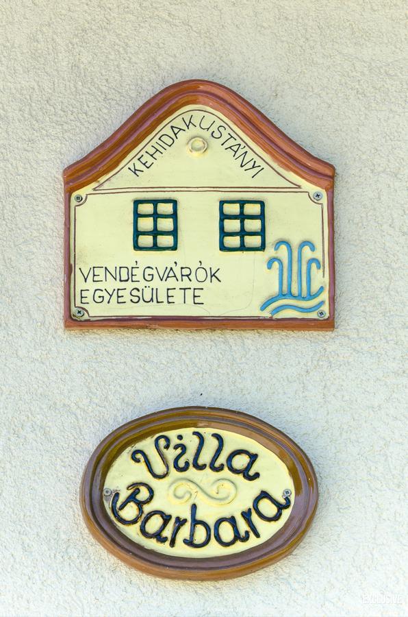 Barbara Apartmanház Kehidakustány Esterno foto